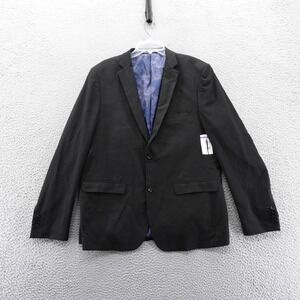 Soul of London Mens Black Blazer Jacket Size‎ 48 Regular Sport Coat NEW